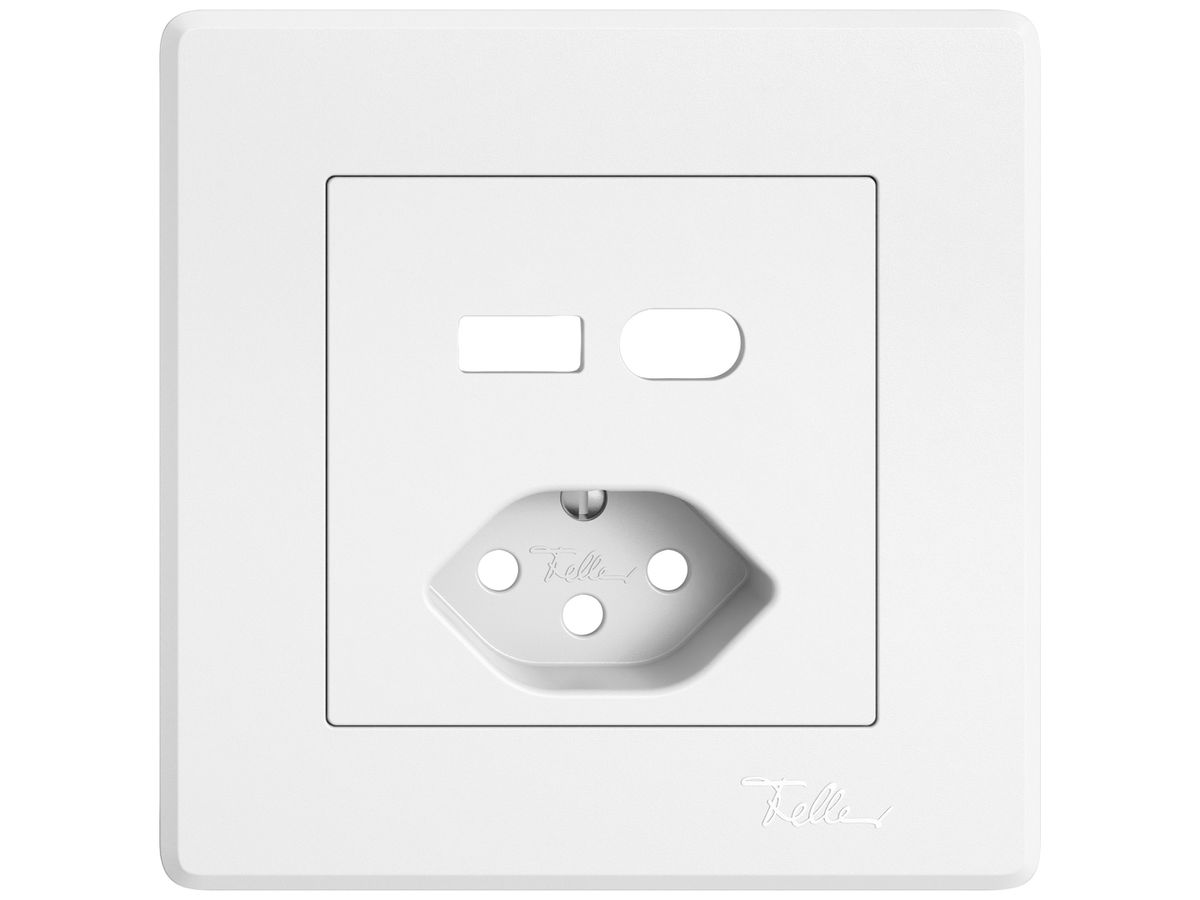 UP-Montageset EDIZIO.liv SNAPFIX® für Kombination USB A+C/Steckdose T13 ws