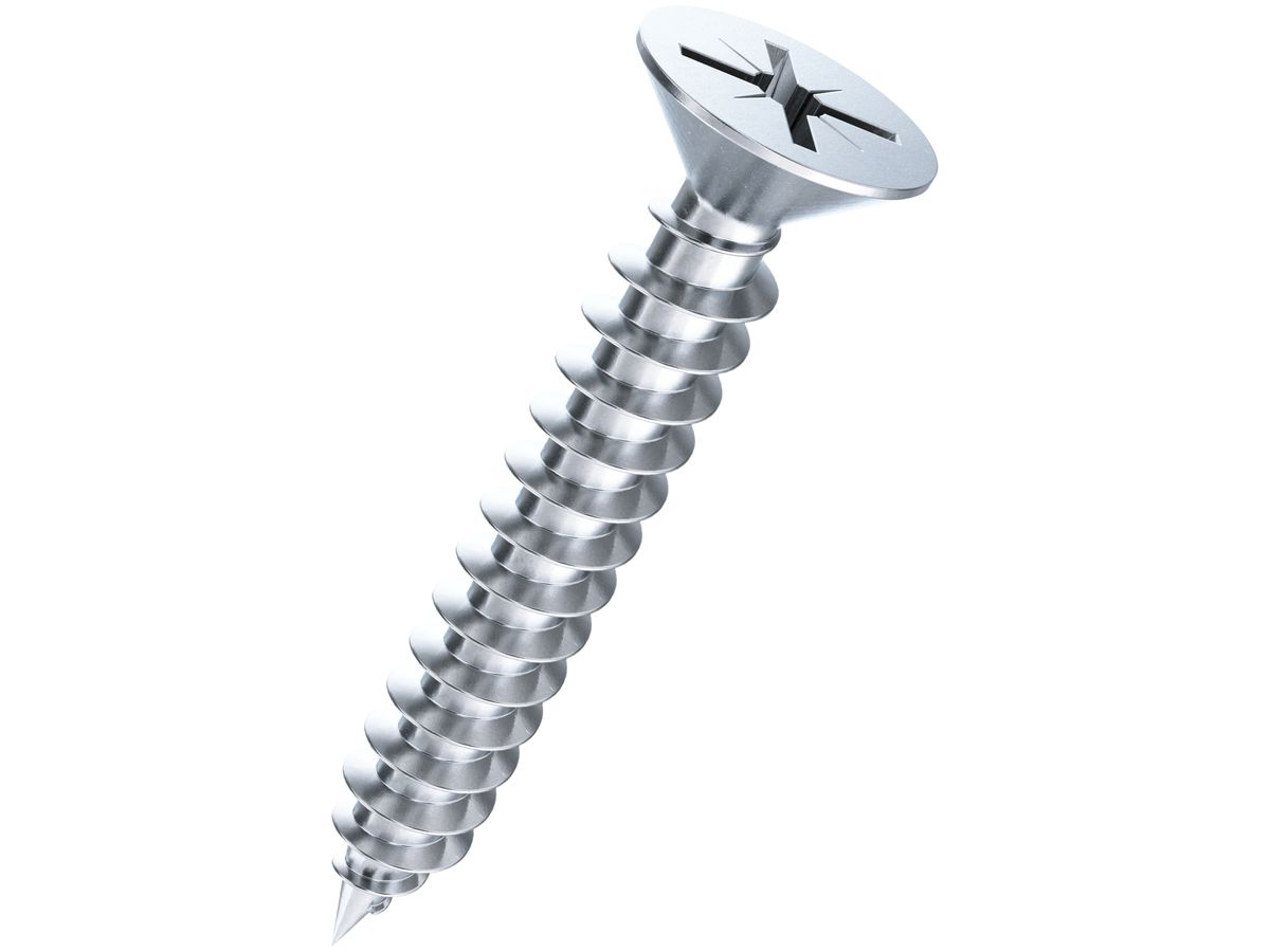 Senkkopf-Spanplattenschraube 3.5×12mm Pozidriv verzinkt