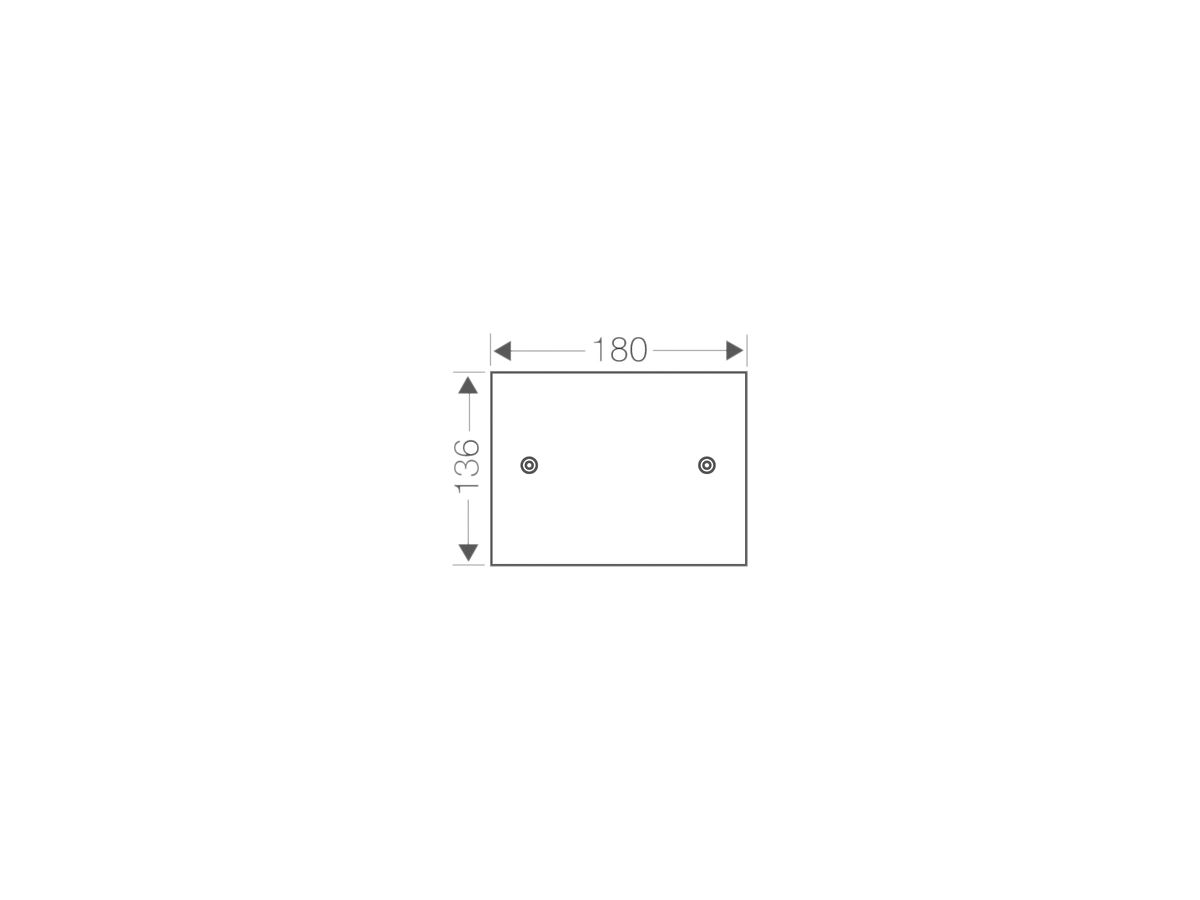 Montageplatte Hensel KG MP 03 für KG 9003