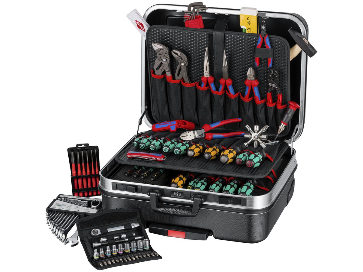 Werkzeugkoffer KNIPEX "BIG Basic Move" Mechanik 90-teilig