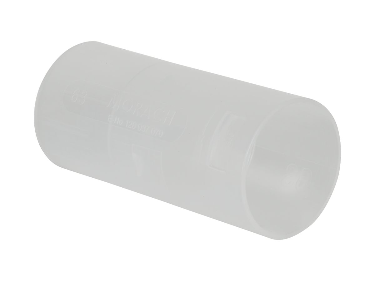 Verbindungsmuffe MT-Crallo M50 weiss-transparent