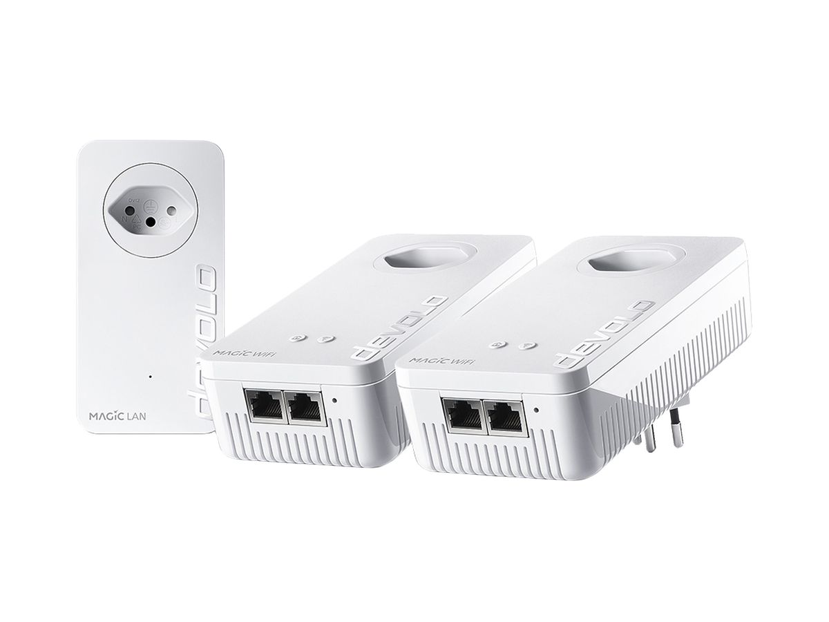 Powerline-Adapter-Set devolo Magic 2 WiFi 6 next Multiroom Kit 1×RJ45 GbE