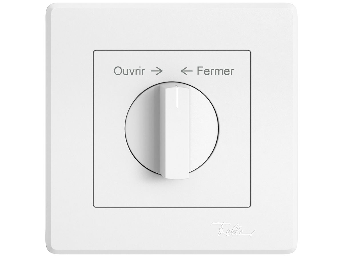 UP-Montageset EDIZIO.liv SNAPFIX® f.Drehschalter m.Griff Ouvrir → ← Fermer ws
