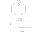 LED-Spot Philips Bracia 5.5W 550lm 2700K 110° Ø86mm weiss 1×Spot