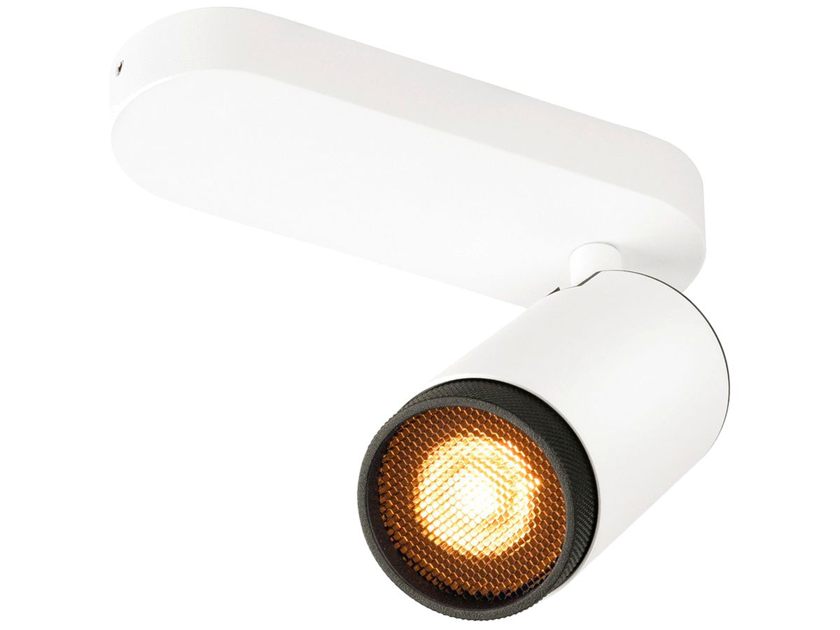 Spot SLV GRIP L GU10 1×6W DIM 163×57×98mm weiss/schwarz