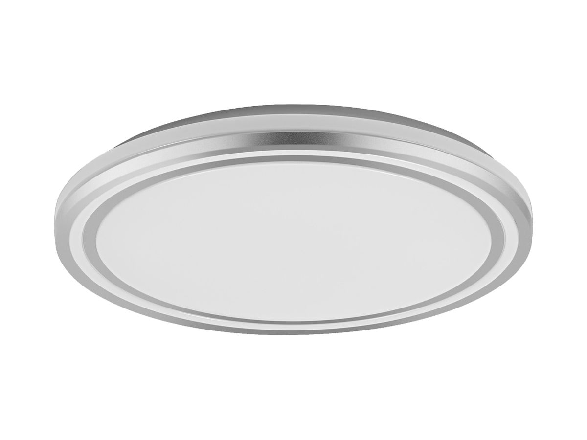 LED-Deckenleuchte LEDVANCE Orbis Helman 16W 1100lm 830 Ø295×65mm Silber
