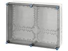 Apparategehäuse Hensel Mi 0600 grau leer mit transparenter Deckel 600×450×170mm