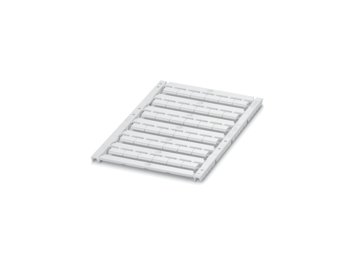 Bezeichnungskarte UCT-TMF 10 weiss für Klemmen 9.4×4.7mm