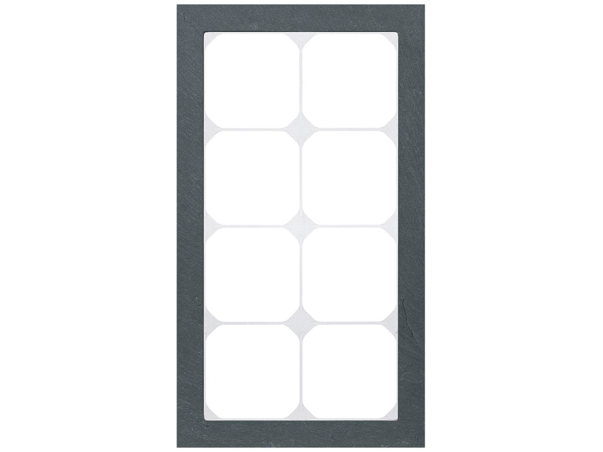 Abdeckrahmen KAL.art 4×2 274×154mm Schiefer schwarz