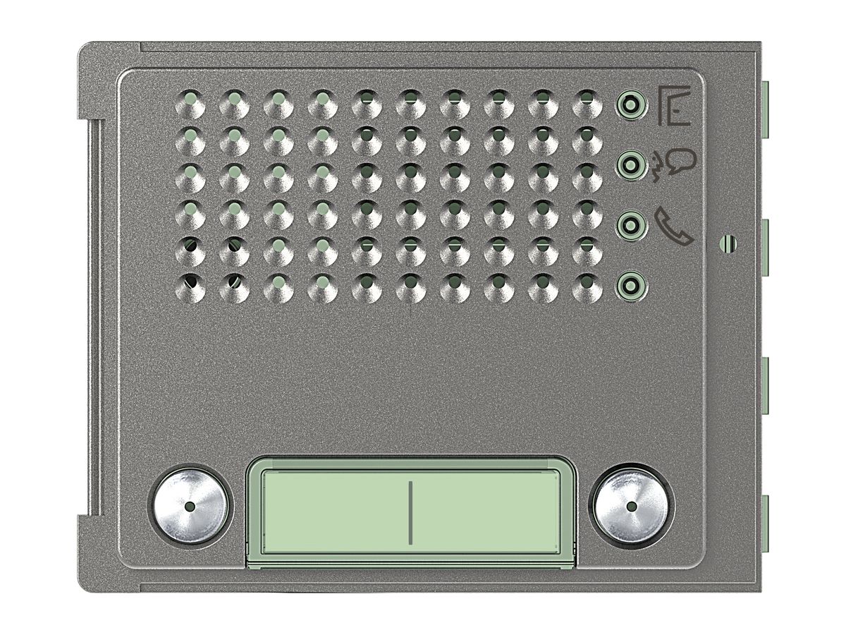 Frontblende für Tür-Lautsprecher-Modul Sfera Robur mit 1+1 Ruftasten