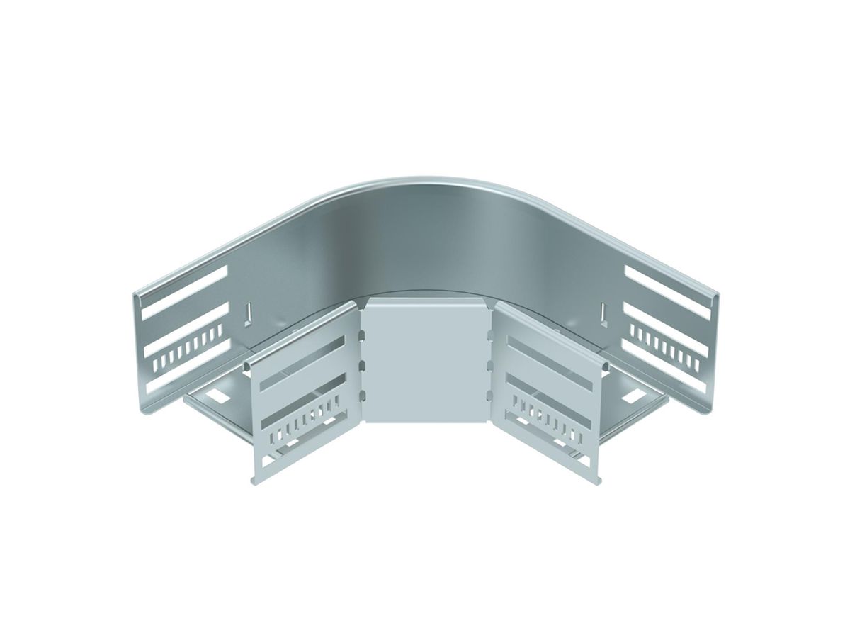 Bogen BET RB 90° 85×100mm Stahl bandverzinkt