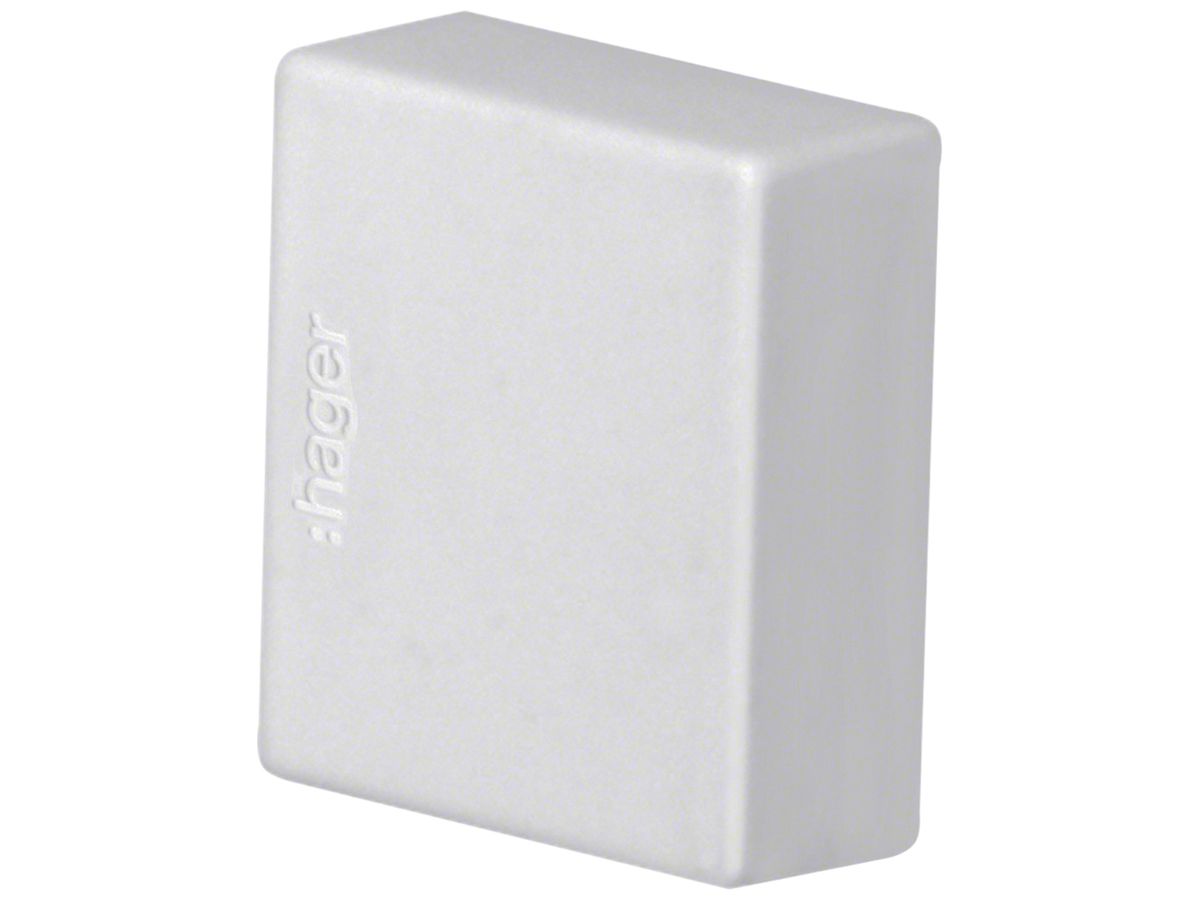 Endstück Hager tehalit.LF 15×15mm grau IP30