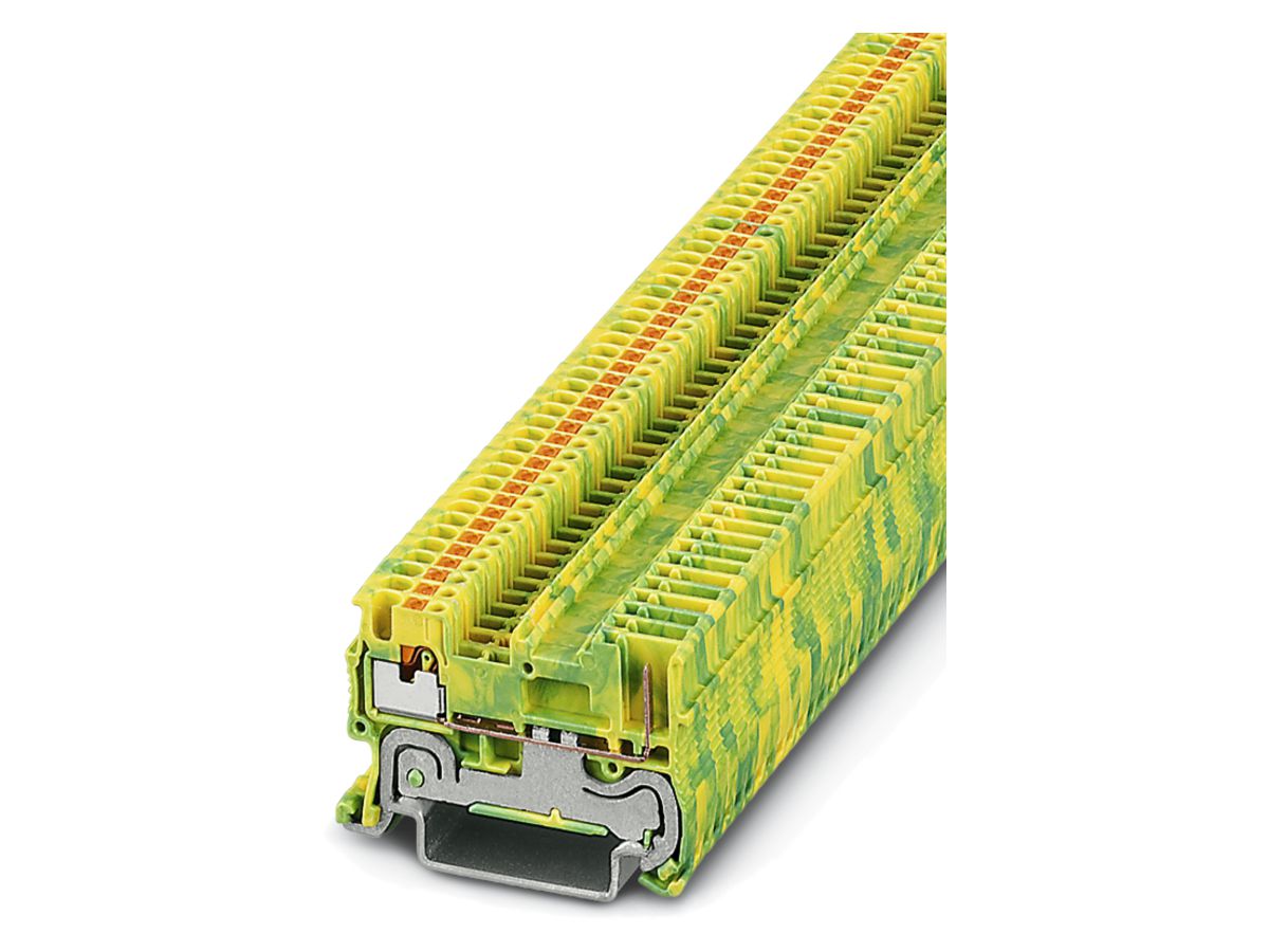Schutzleiterklemme 0.14…1.5mm² Push-in-Anschluss grün/gelb PT 1.5/S/1P-PE