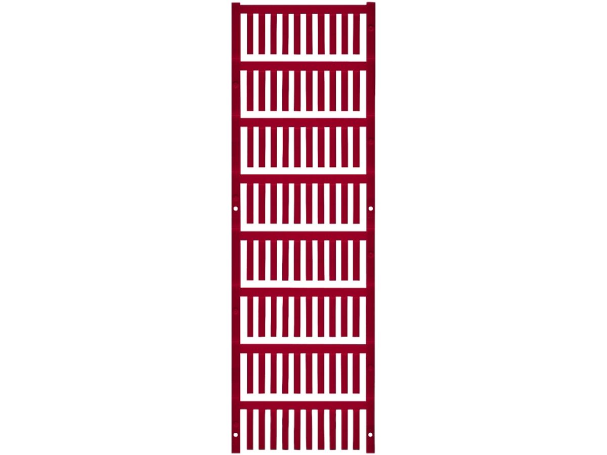 Leitermarkierer Weidmüller MultiCard SF für Ø2.2…2.9mm 21×3.6mm PA66 rot