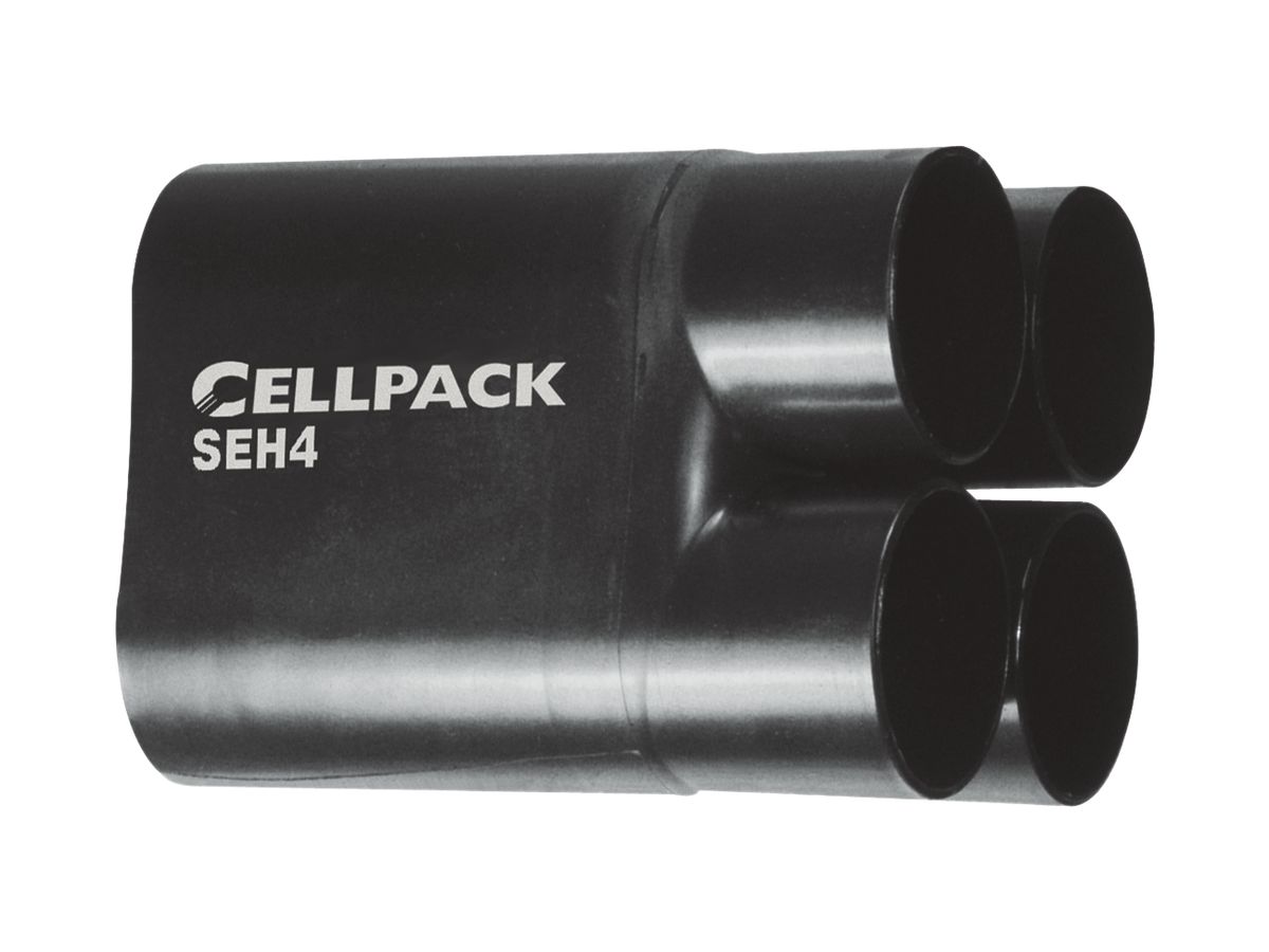 Aufteilkappe SEH 4 150…55mm schwarz
