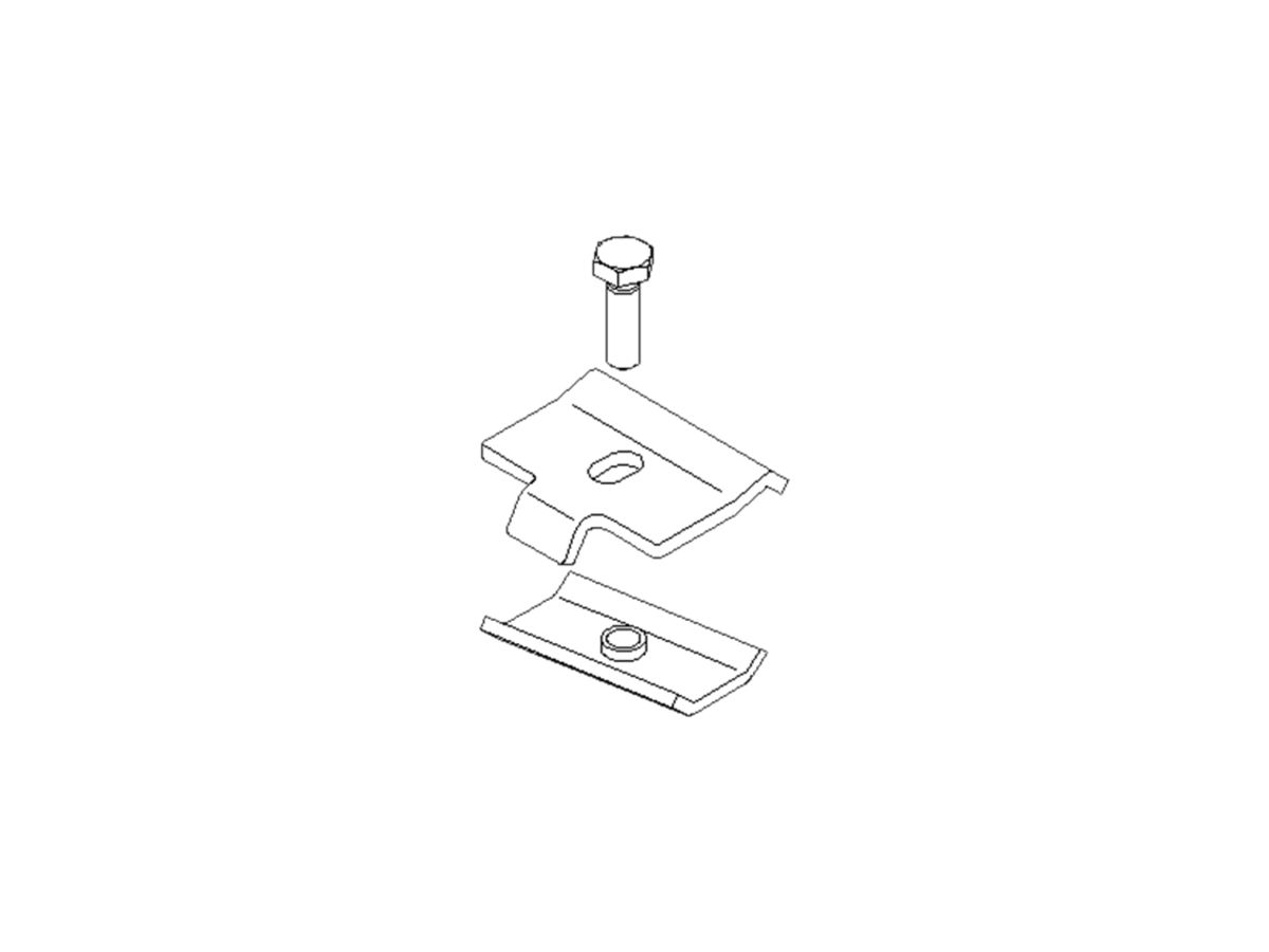 Klemmstück 45×43 mm zu Multibahn Lanz A4