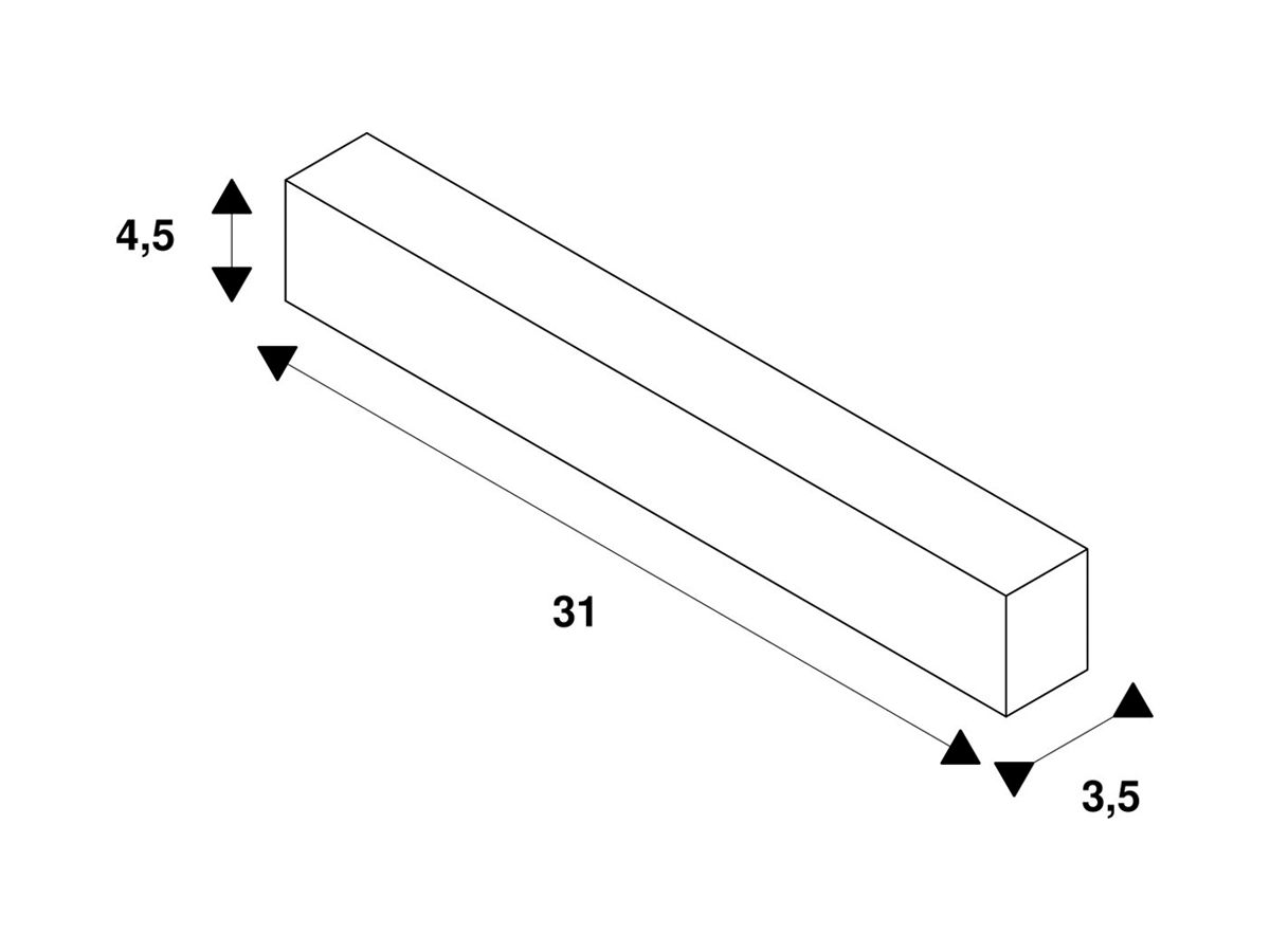 Seilabhängung-Set SLV P-LIGHT 800mm Stahl weiss
