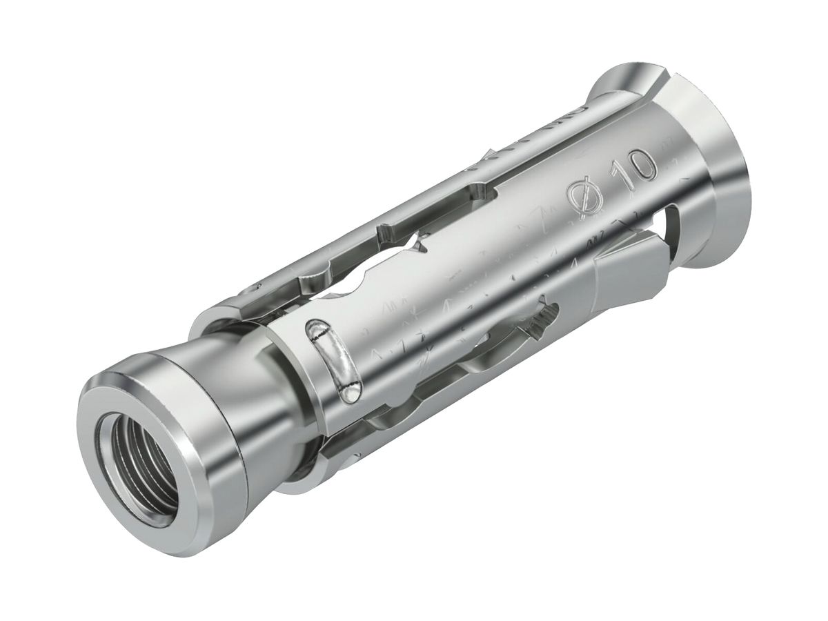 Hohlraumdübel BET FHY M6 37mm St galvanisch/ elektrolytisch verz.