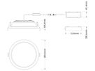 LED-Downlight LEDVANCE COMFORT OP 30W 3600lm 930/940 IP20/44 100° Ø215 weiss