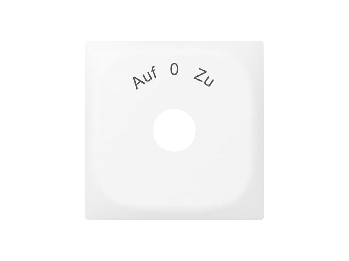 Frontrahmen SIDUS mit Gravur weiss