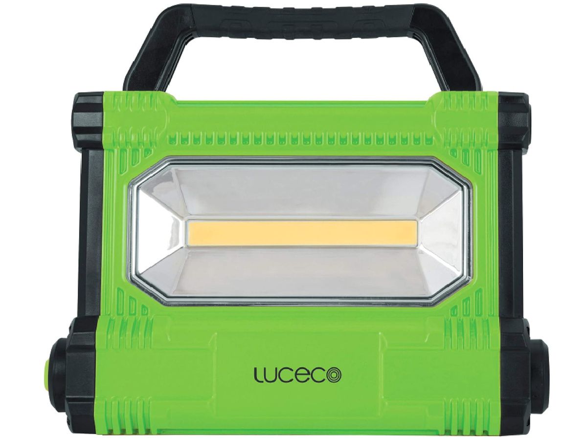 LED-Akku Strahler 30W sz/gn 2500lm - 6500K, IP54, 6600mAH, 7,4V
