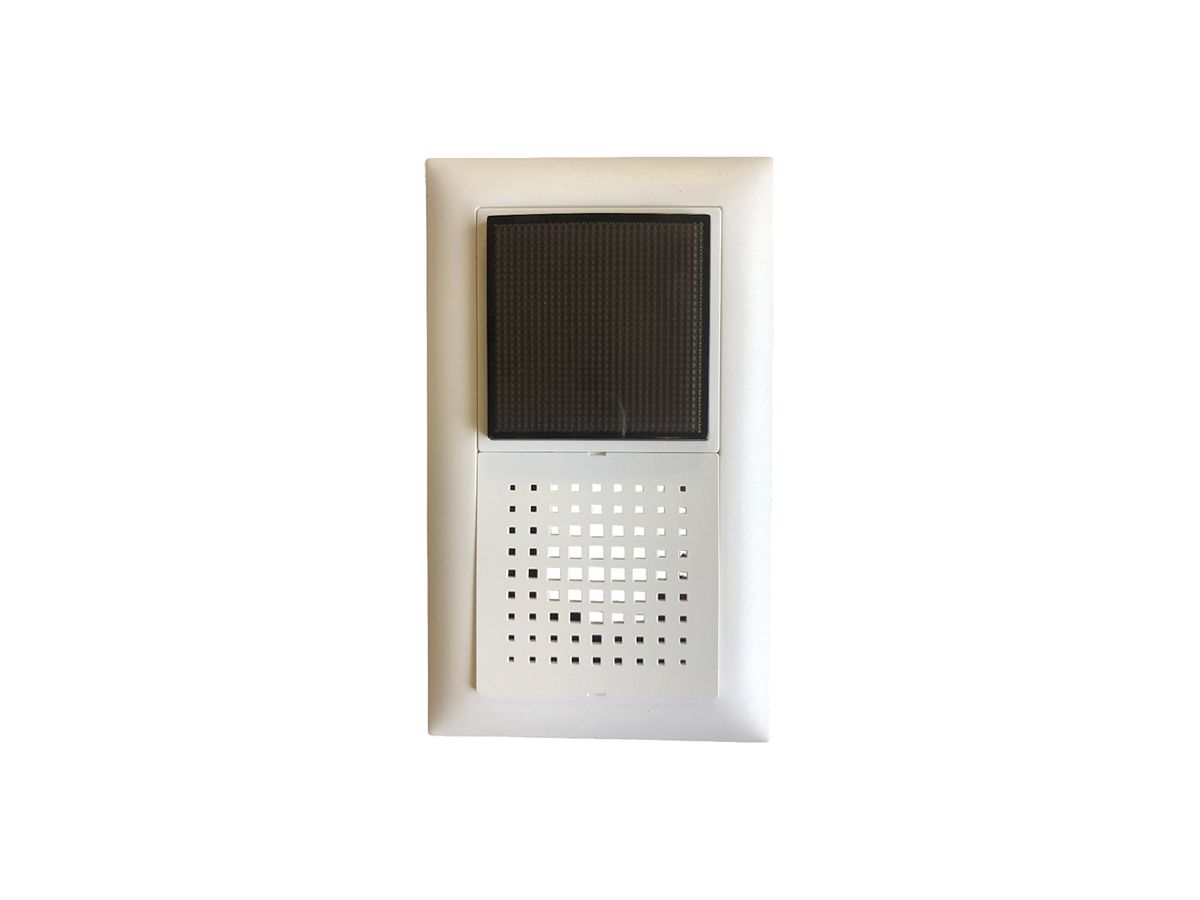 UP-Blitzleuchte Hugentobler 316U 230V AC IP21 Xe 5J rauch-topas Sirene puls.