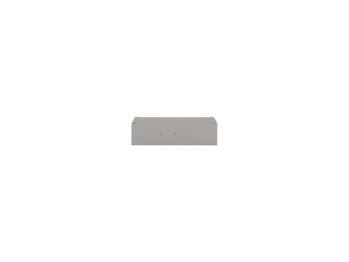 Abschluss-Zwischenplatte WAGO zu 4mm² grau