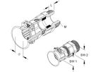 Verschraubung M25 11…14mm hellgrau halogenfrei