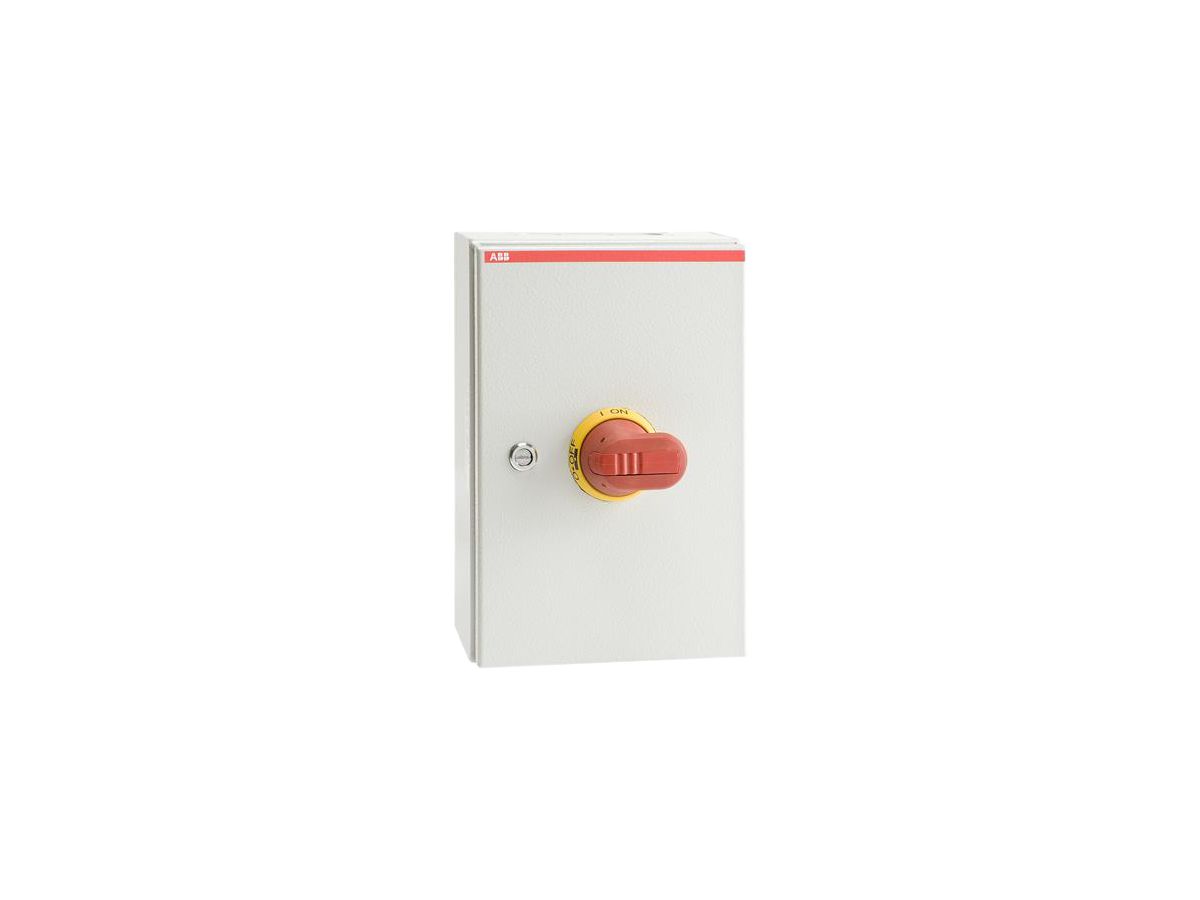 AP-Sicherheitsschalter ABB 4-polig 80A 400V hellgrau/rot/gelb