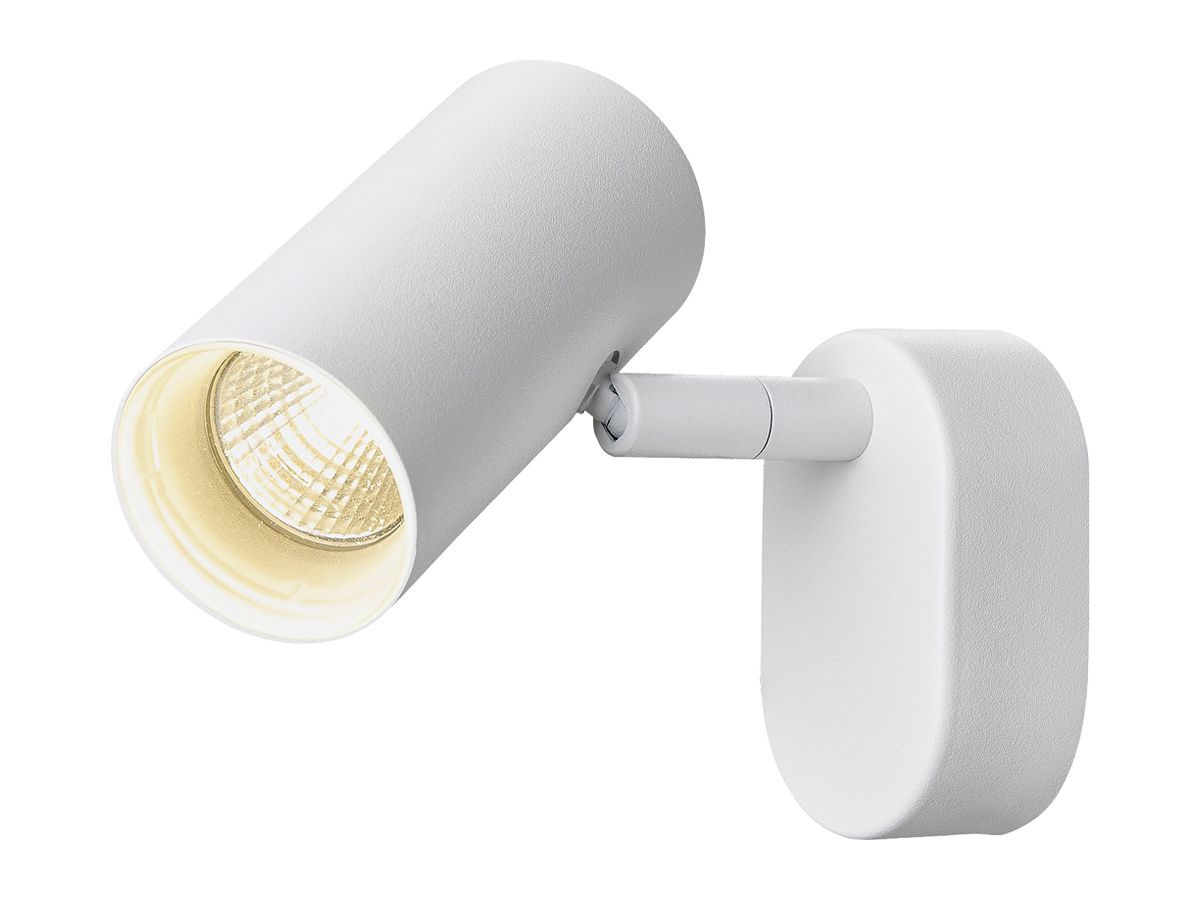 LED-Spot SLV NOBLO 6W 750lm 930 DIM 90×105×127mm weiss