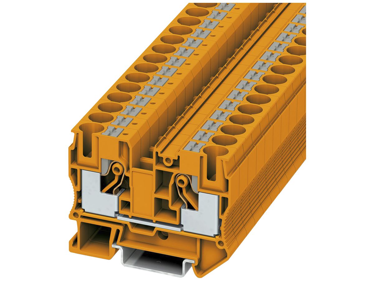 Durchgangsklemme 0.5…16mm² Push-In orange