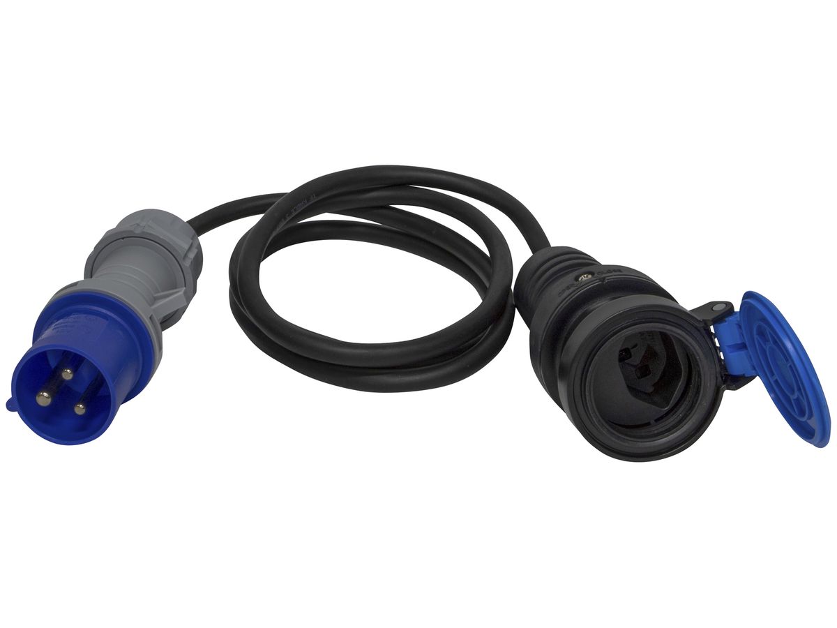 Adapterkabel Brennenstuhl CEE16/T23 H07RN-F 3×2.5mm² 16A 1.5m IP55 schwarz