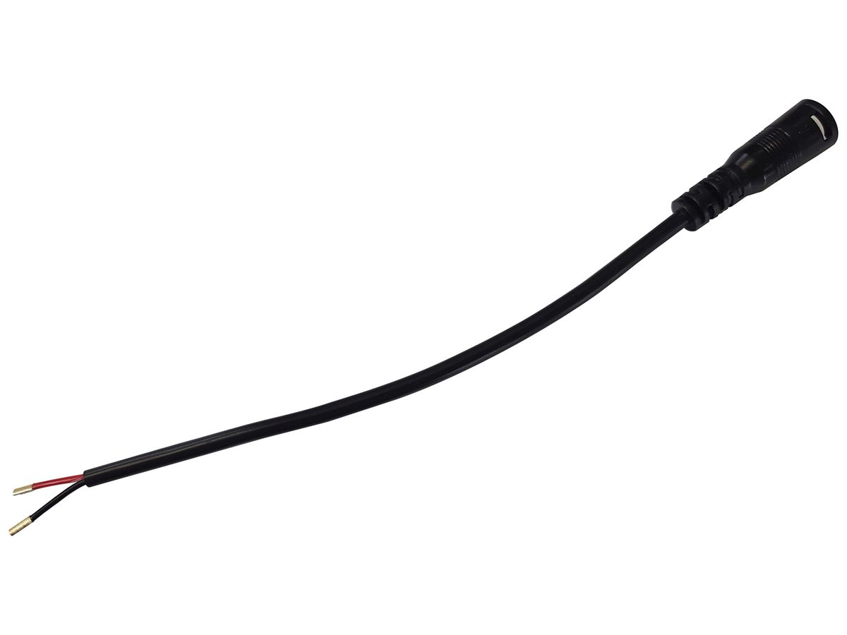 Anschlusskabel DOTLUX 2-polig Gummi 1.46A 0…36V 13×0.21m schwarz