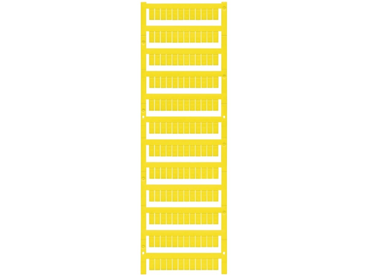 Klemmenmarkierer Weidmüller MultiCard WS 10×5mm PA66 gelb