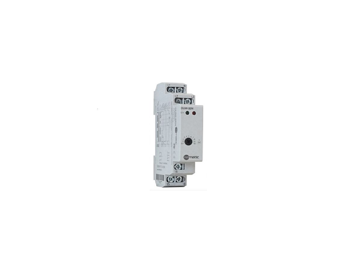 Dreiphasenüberwachungsrelais DUW-32 - L1-L2-L3 3x400VAC/50Hz / 1Wechsler 8A