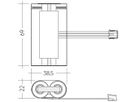 Hochtemperatur-Akku Tridonic LiFePO4 3Ah, 3.2V×2Zellen für Notlichteinheit R2A