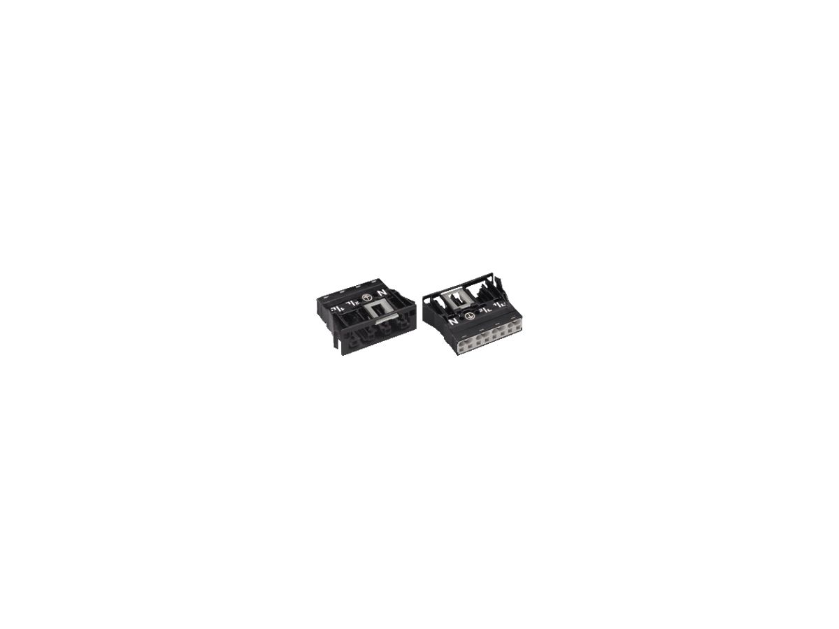 Buchsenteil WAGO 4L 2×0.5…4mm² weiss