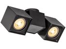 Decken-/Wandleuchte SLV ALTRA DICE DOUBLE CW GU10 2×50W 225×70×100mm schwarz