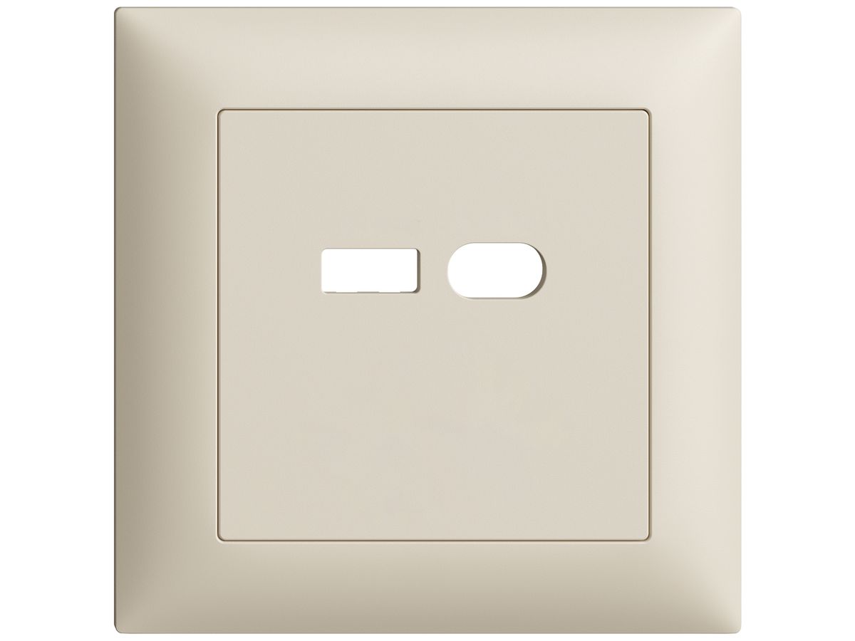 UP-Montageset Feller EDIZIOdue für Steckdose USB 18W Typ A + Typ C crema
