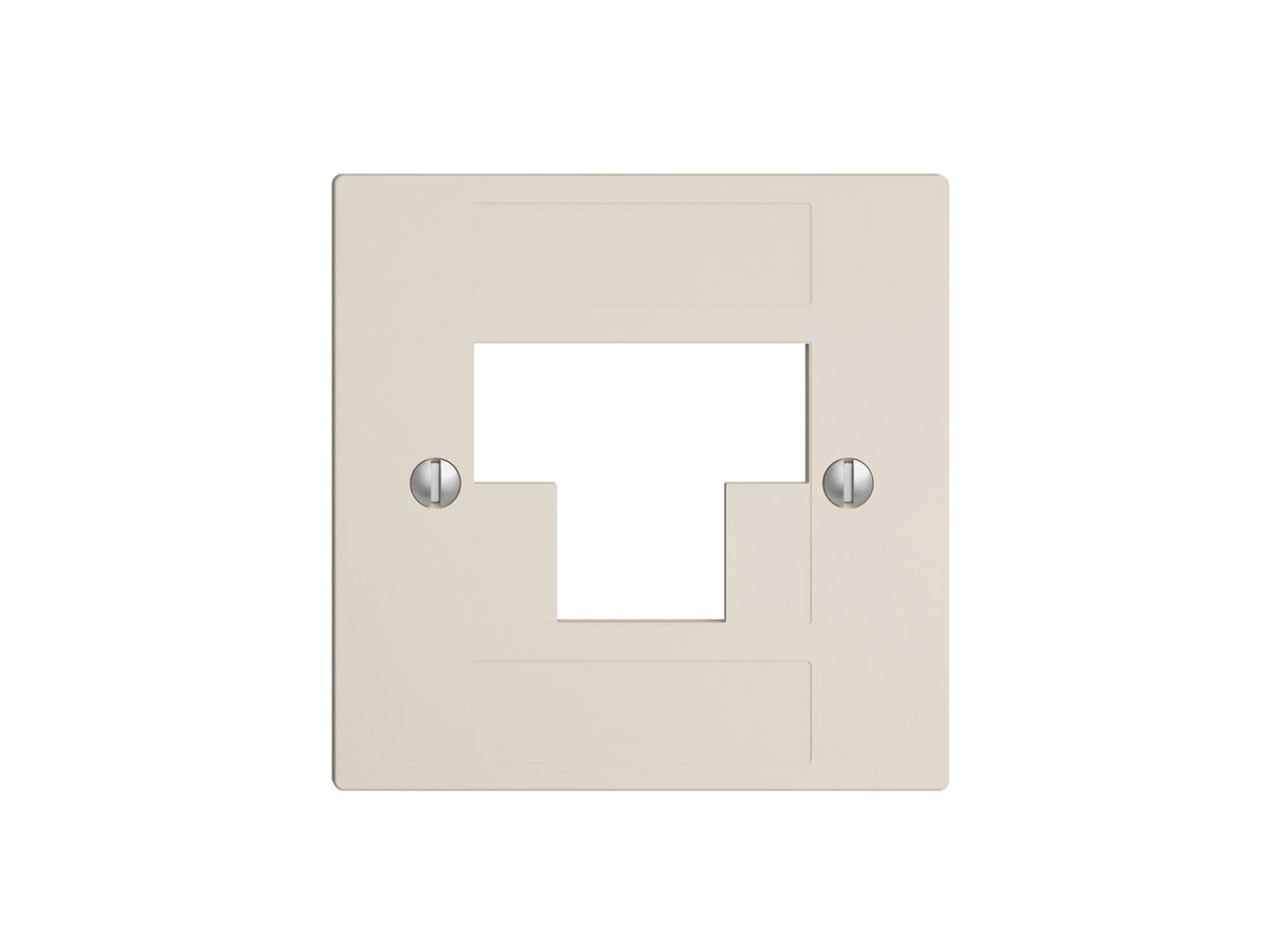 Frontplatte 2×RJ45 ITplus EDIZIOdue crema