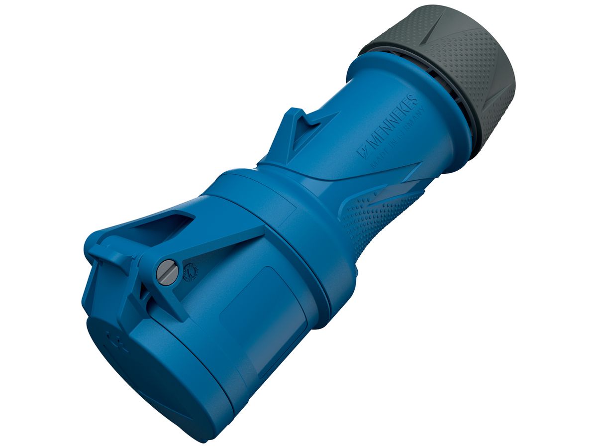 Kupplung CEE Mennekes PowerTOP Xtra 3P 32A 230V 6h bl IP54 Schraubklemme