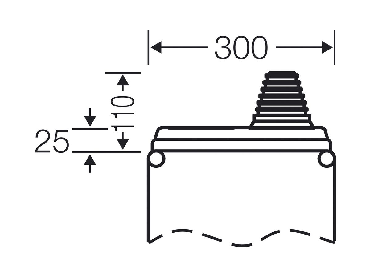 Anschlussflansch Hensel Mi FP 70