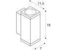 LED-Wandleuchte SLV ENOLA SQUARE UP/DOWN S 7W 640lm 3000/4000K IP65 anthrazit