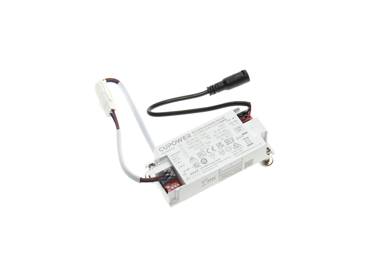 LED-Betriebsgerät DOTLUX QUICK-FIXadapt CC 12.6…42W 25…42V 300…1050mA ON/OFF