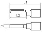 Kabelschuh Weidmüller HOOKBLA isoliert 0.25…1.5mm² schwarz