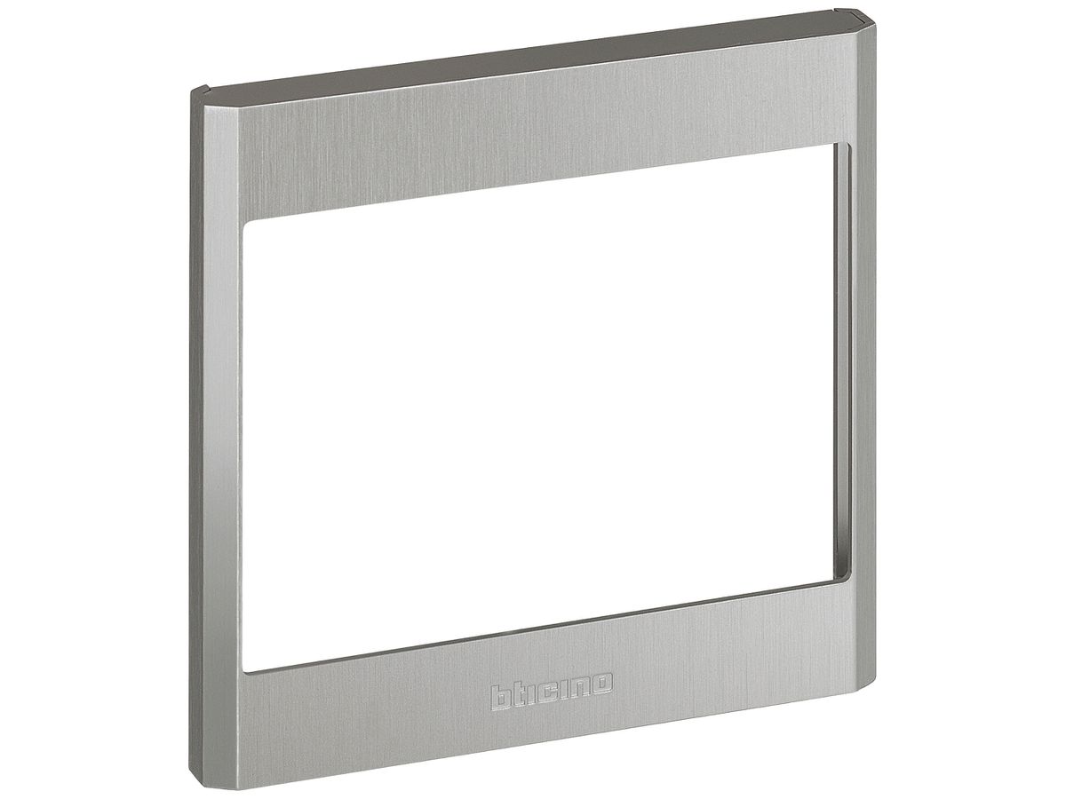 Abdeckrahmen LINEA 5000 1×1 vertikal 139×137mm aluminium