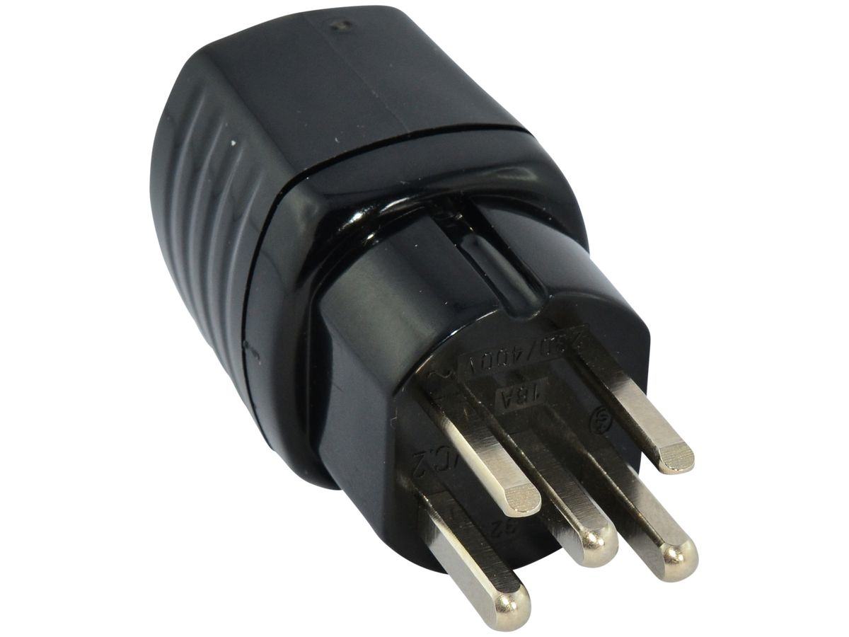 Stecker Warob T25 schwarz