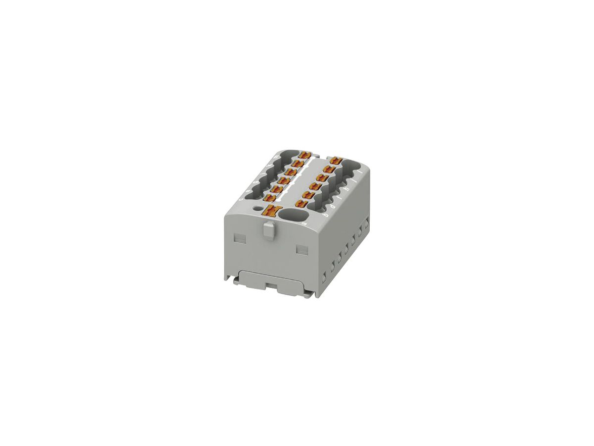 Verteilerblock PX PTFIX 4/12X1.5-G GY