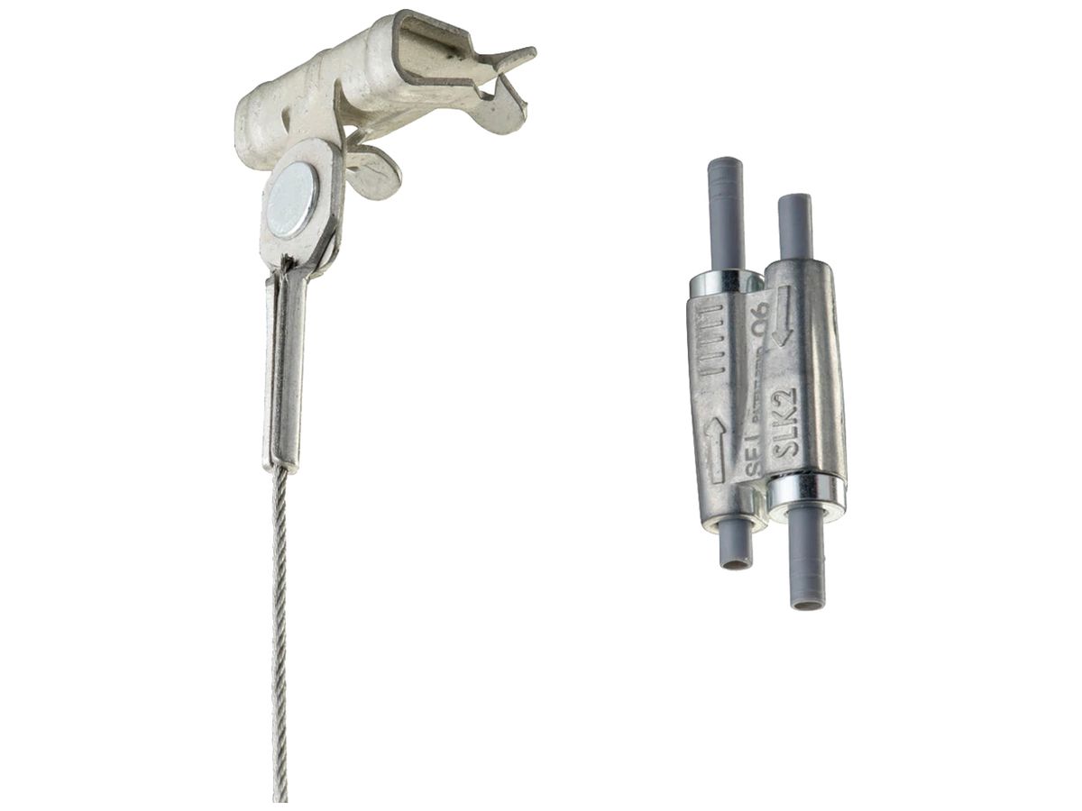 Aufhängung CADDY SPEED LINK SLK, Federstahlklammer, 2mm, L=3m, Stahl