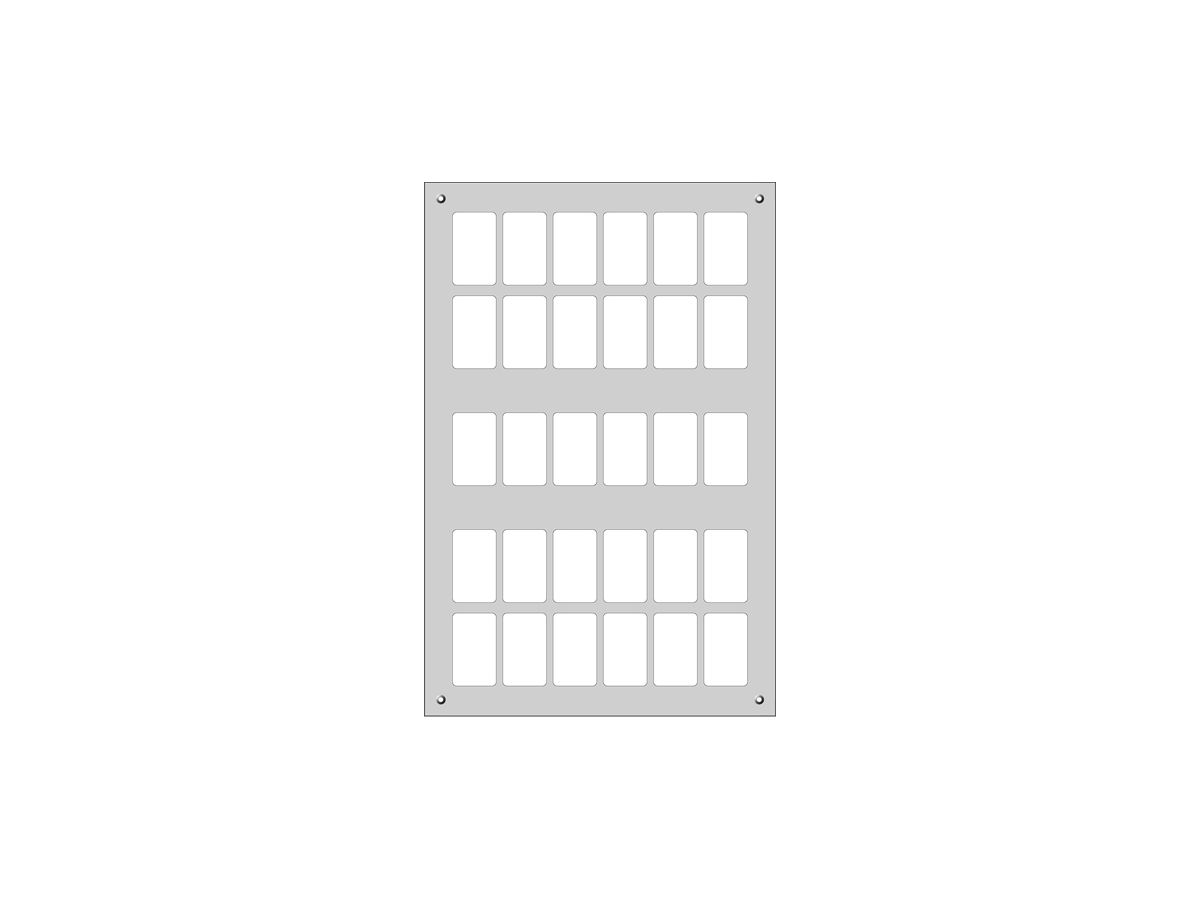 EB-Kopfzeile für Kombination 5×6 FLF alu